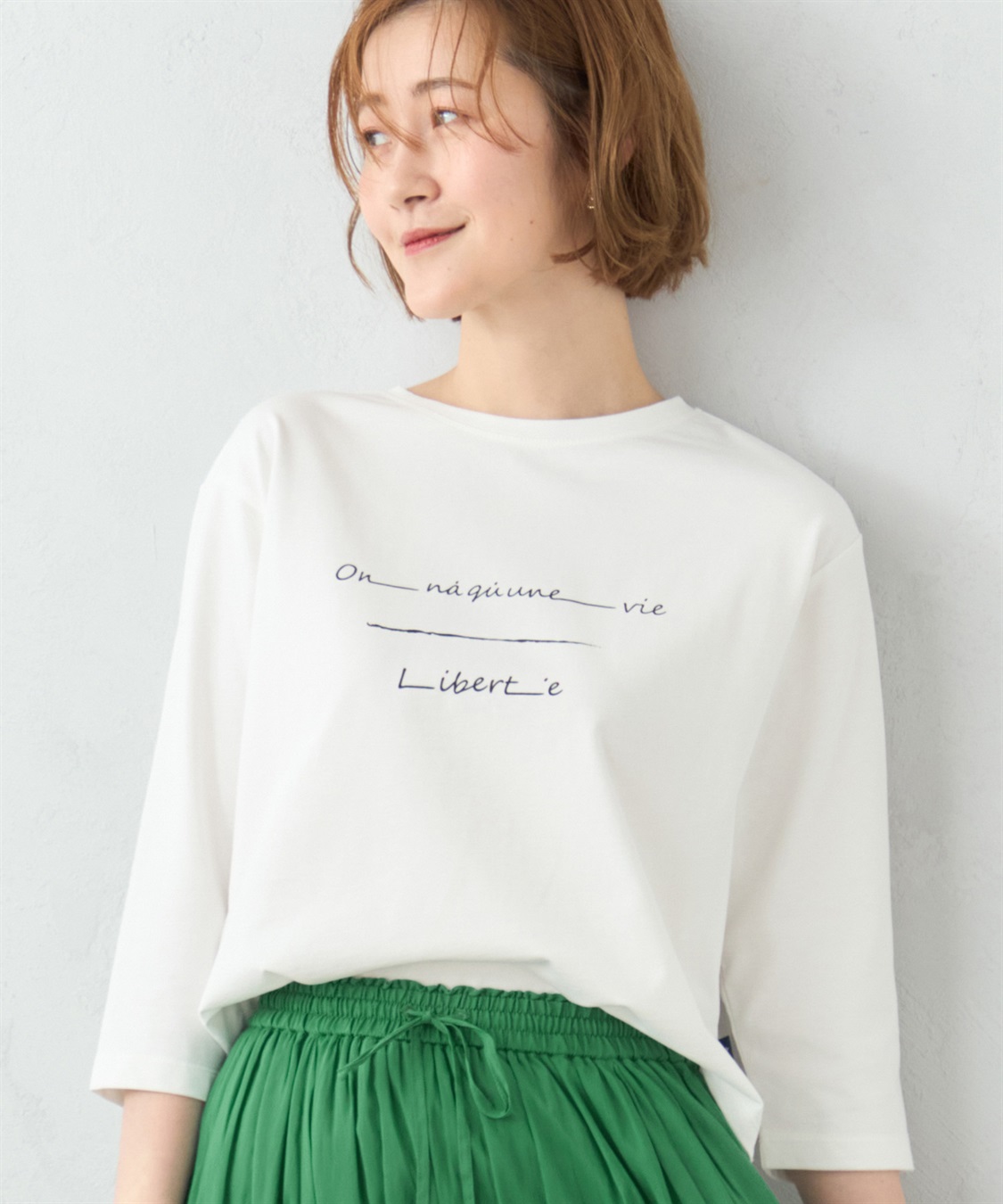 Petit Honfleur ロゴTシャツ_main