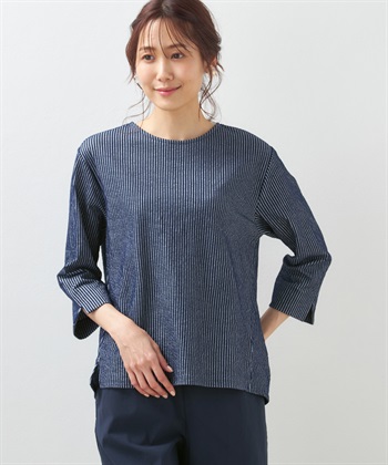 Petit Honfleur サッカーストライププルオーバー_variationthumb_2