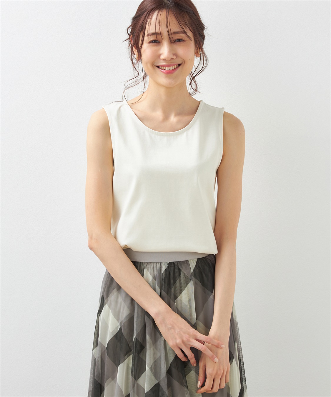 Petit Honfleur 汗じみ防止加工タンクトップ_variation_3