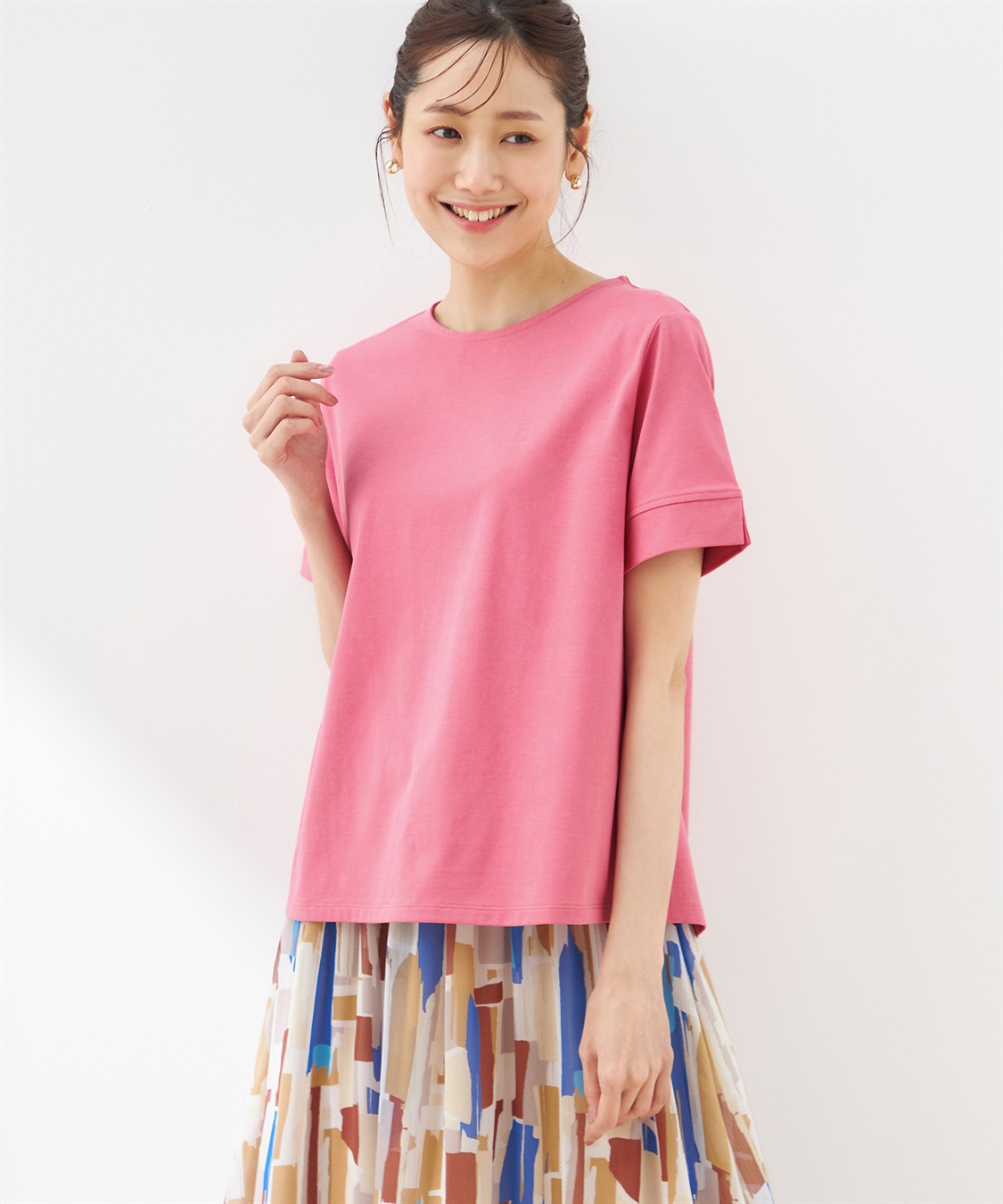 Petit Honfleur 【汗じみ防止】タックTシャツ_variation_2