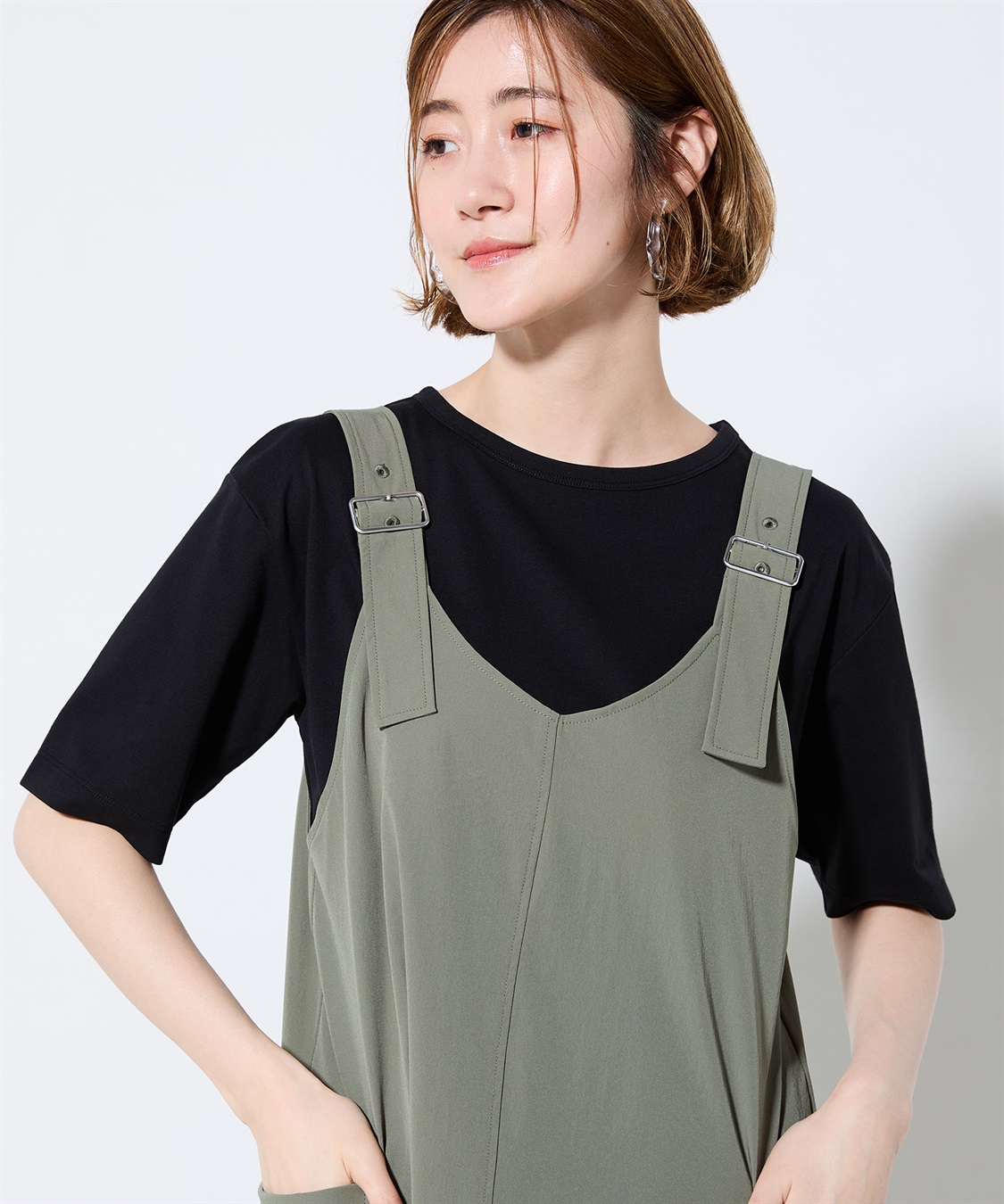 Petit Honfleur 【汗じみ防止】ラグランTシャツ_main