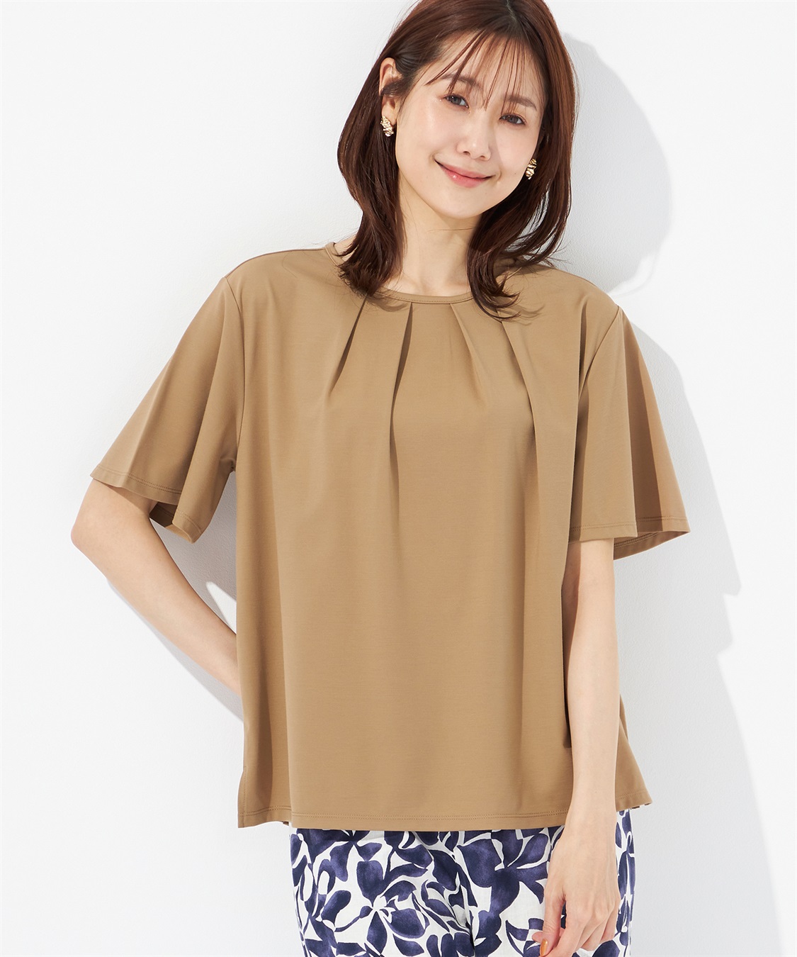 Petit Honfleur 【冷感】フロントタックブラウス_variation_2