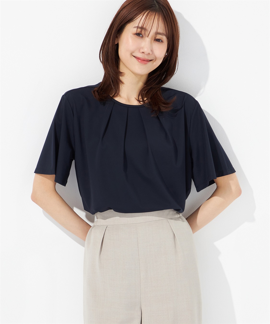 Petit Honfleur 【冷感】フロントタックブラウス_variation_3
