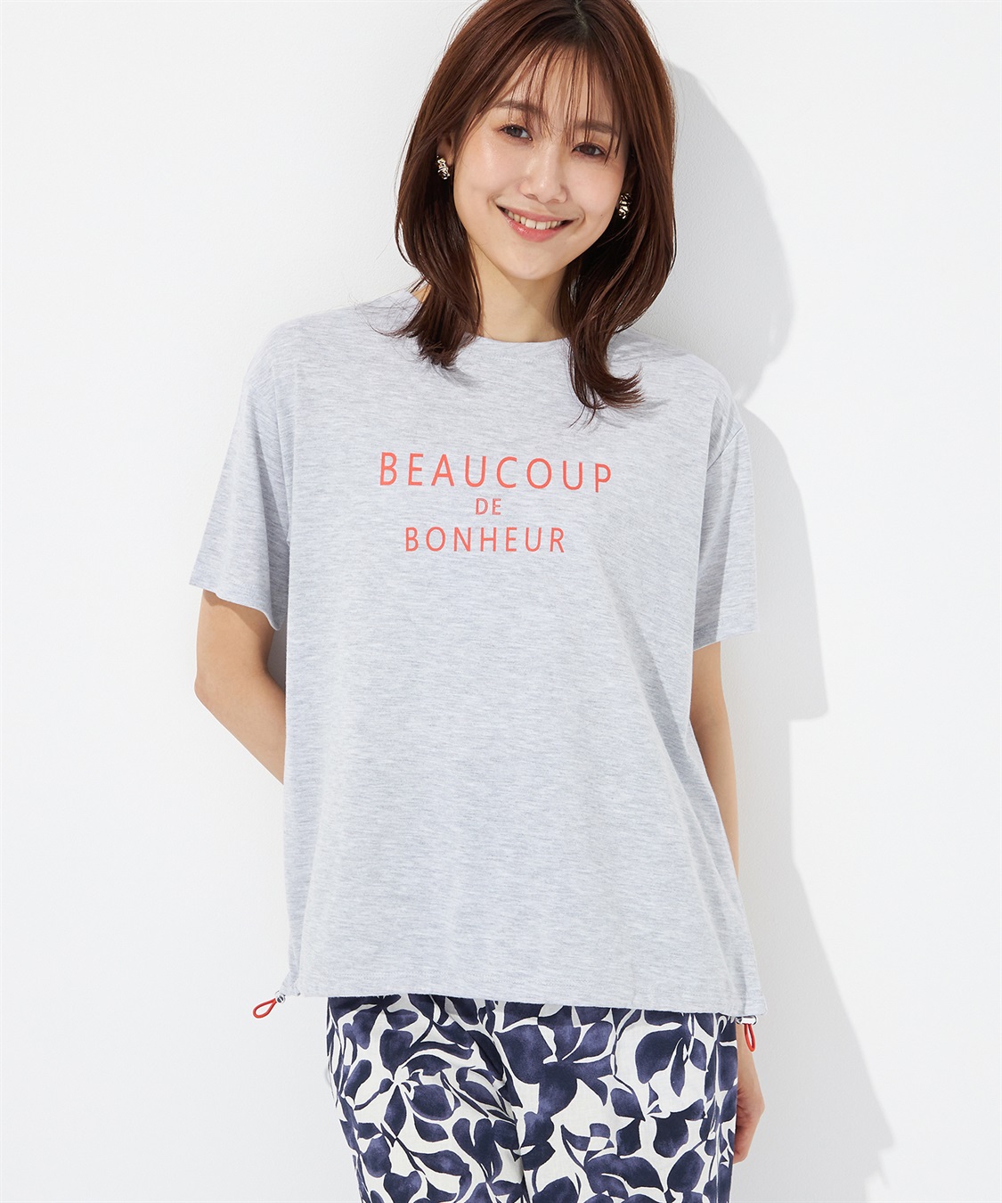 ドロストTシャツ Petit Honfleur｜クロスプラス公式通販サイト