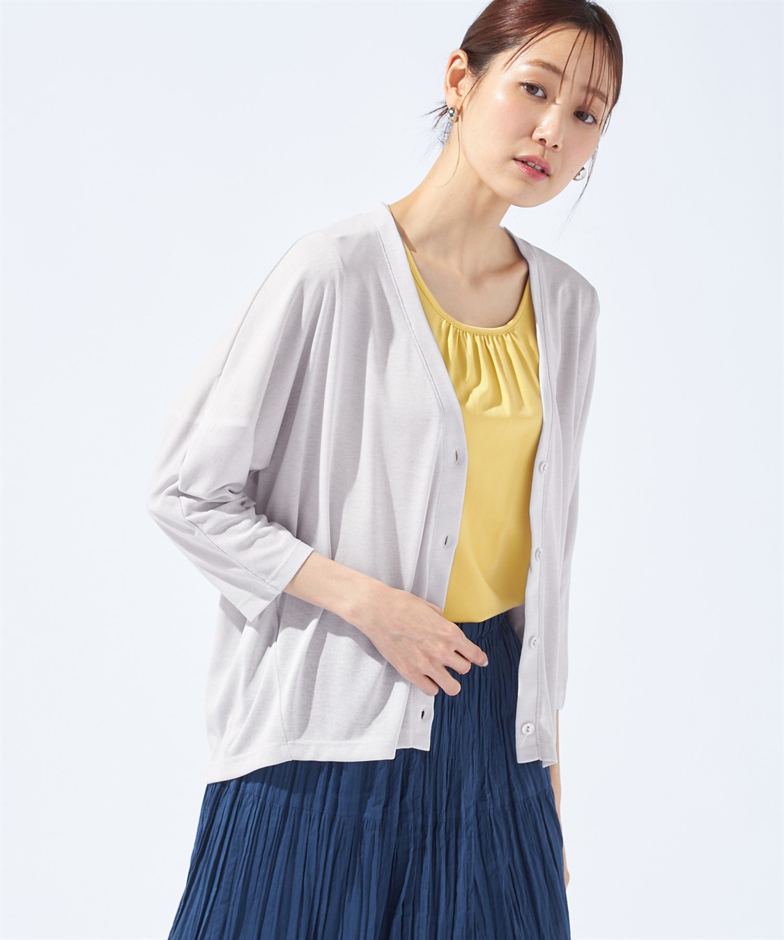 Petit Honfleur 【冷感】ドルマンカーディガン_main