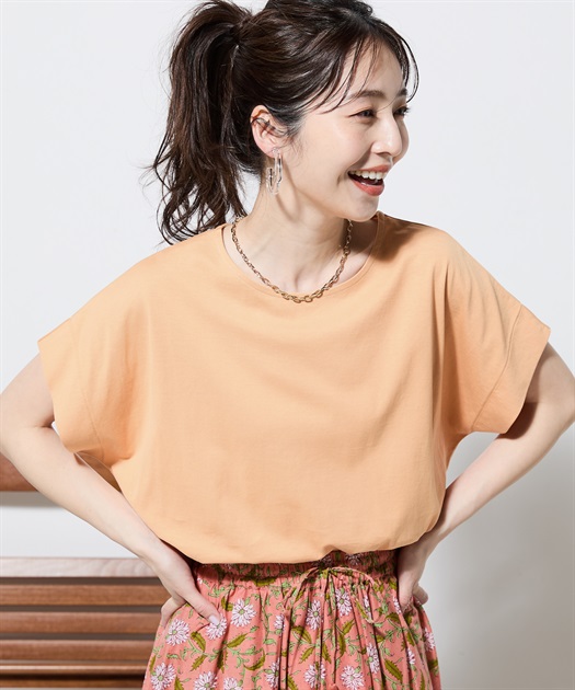 汗じみ防止・UVカット・冷感】フレンチスリーブプルオーバー Petit