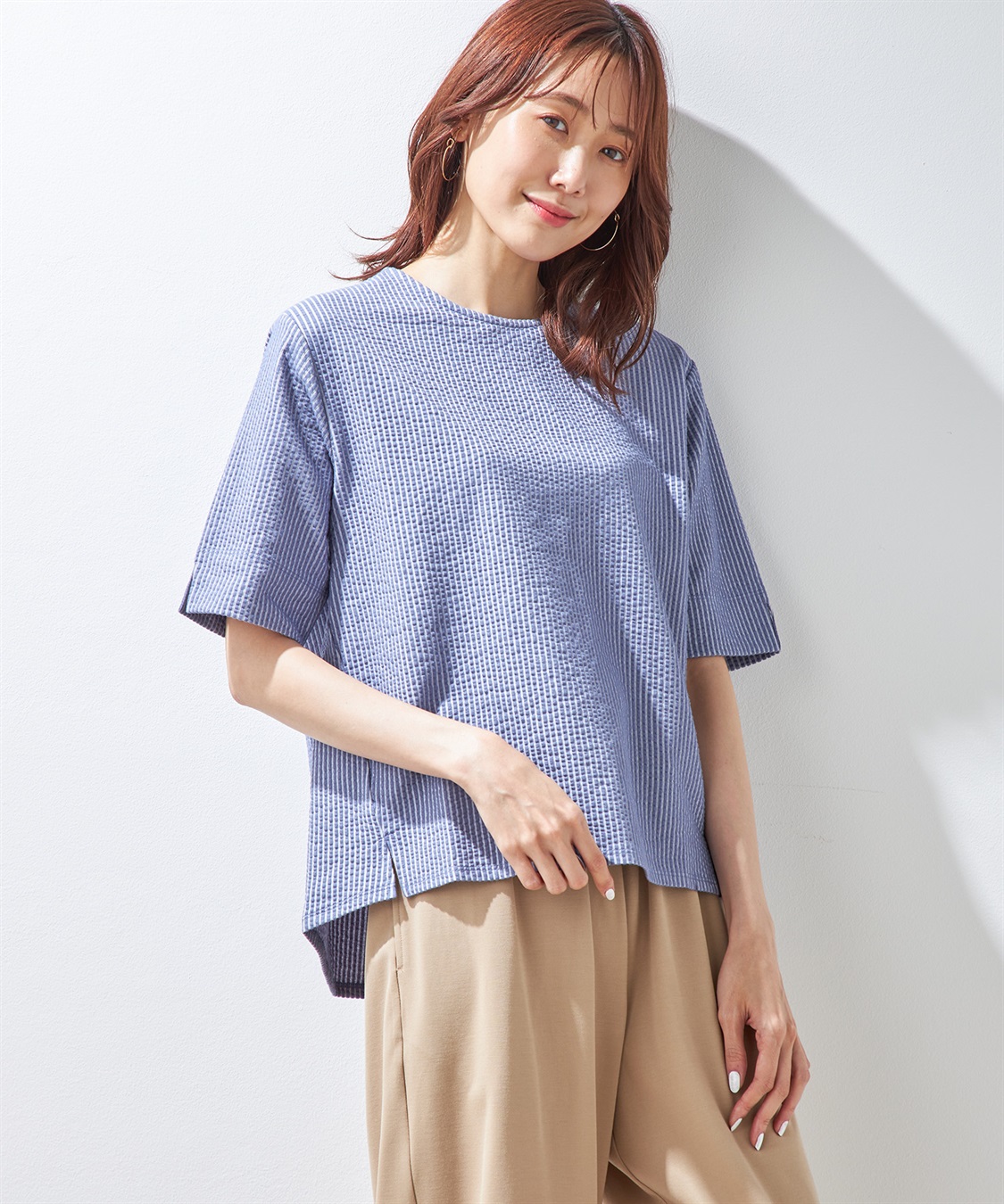 Petit Honfleur サッカーストライプTシャツ_variation_2