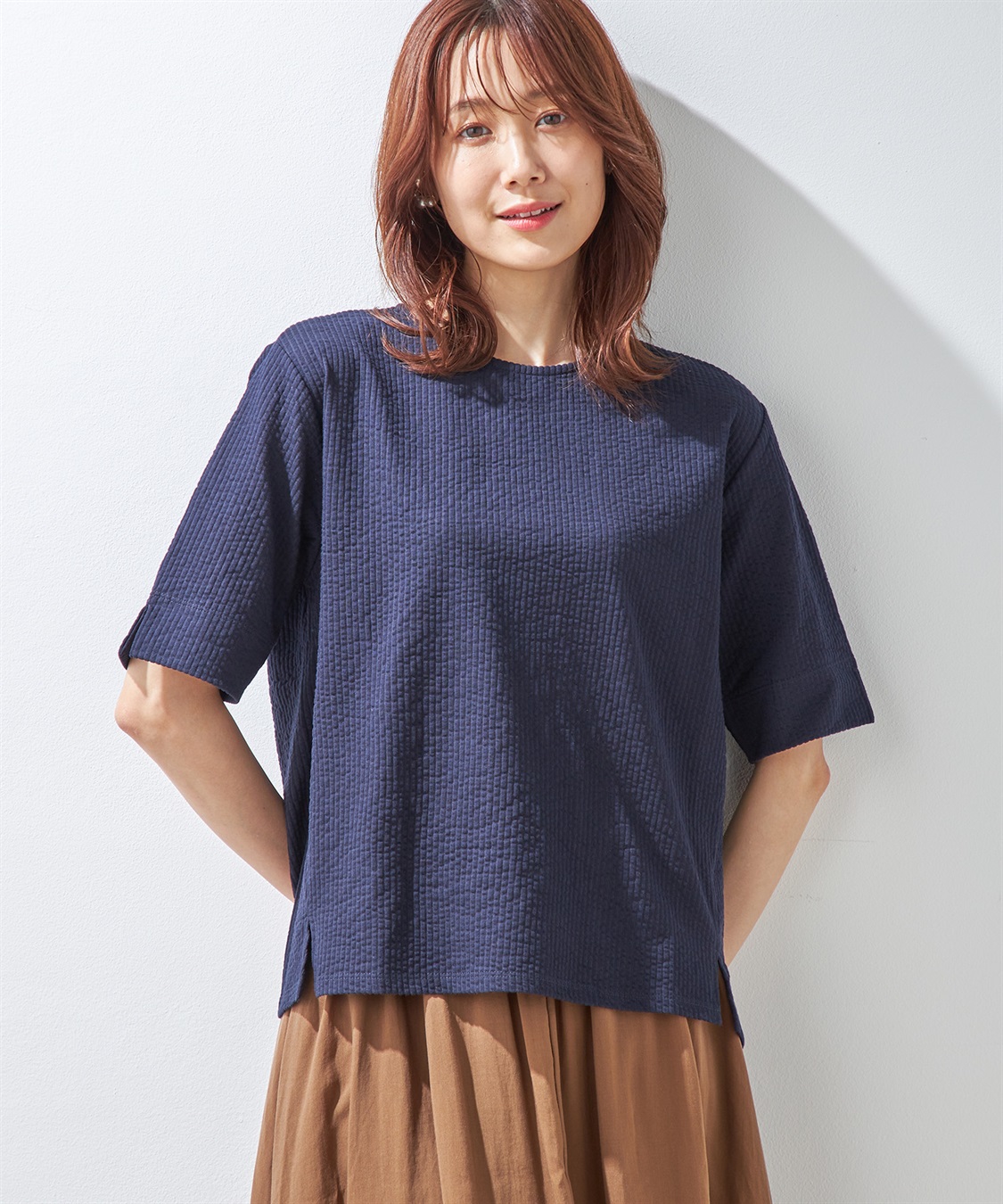 Petit Honfleur サッカーストライプTシャツ_variation_3