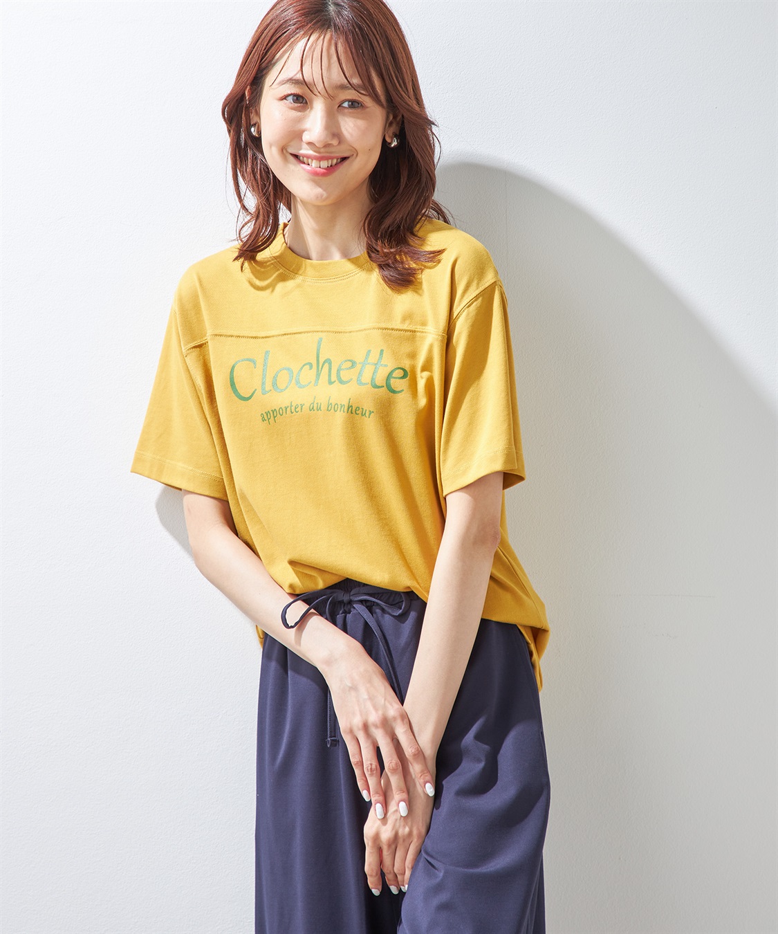 Petit Honfleur 切替ロゴTシャツ_variation_2