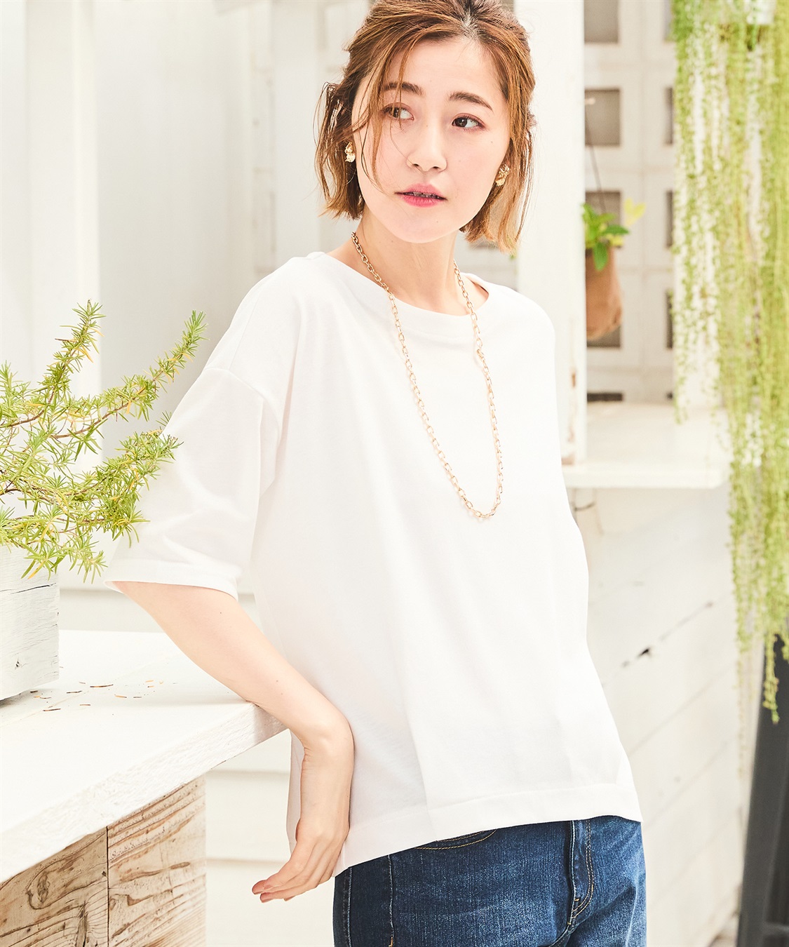 Petit Honfleur タックTシャツ_main