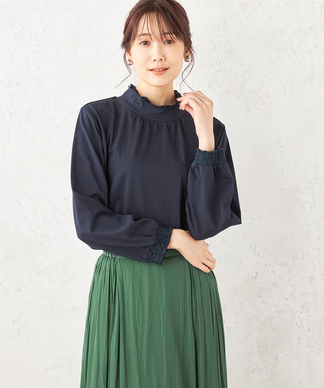 Petit Honfleur レーススリーブプルオーバー_variation_3