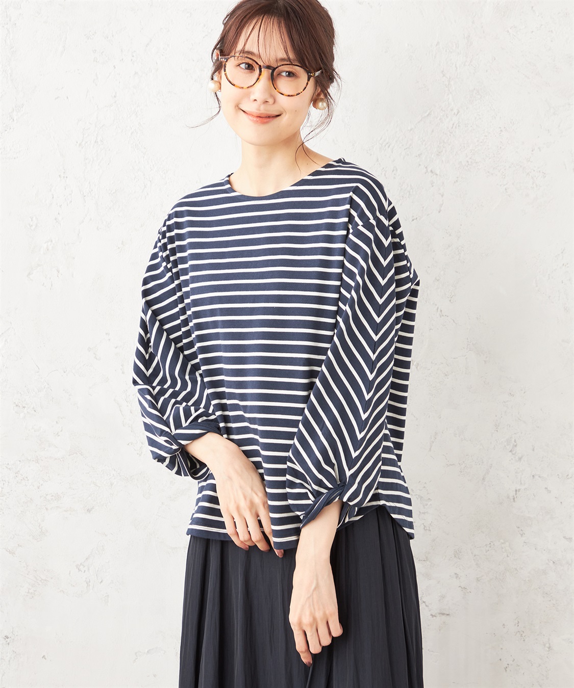 Petit Honfleur デザインボーダープルオーバー_variation_2