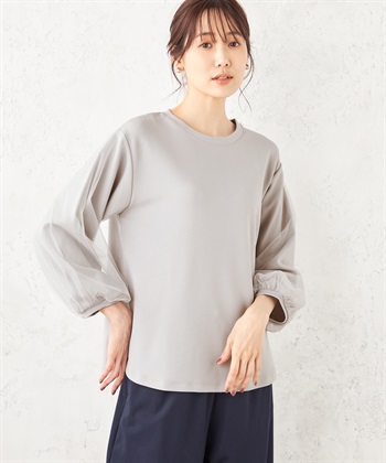 Petit Honfleur チュールスリーブプルオーバー_variationthumb_2