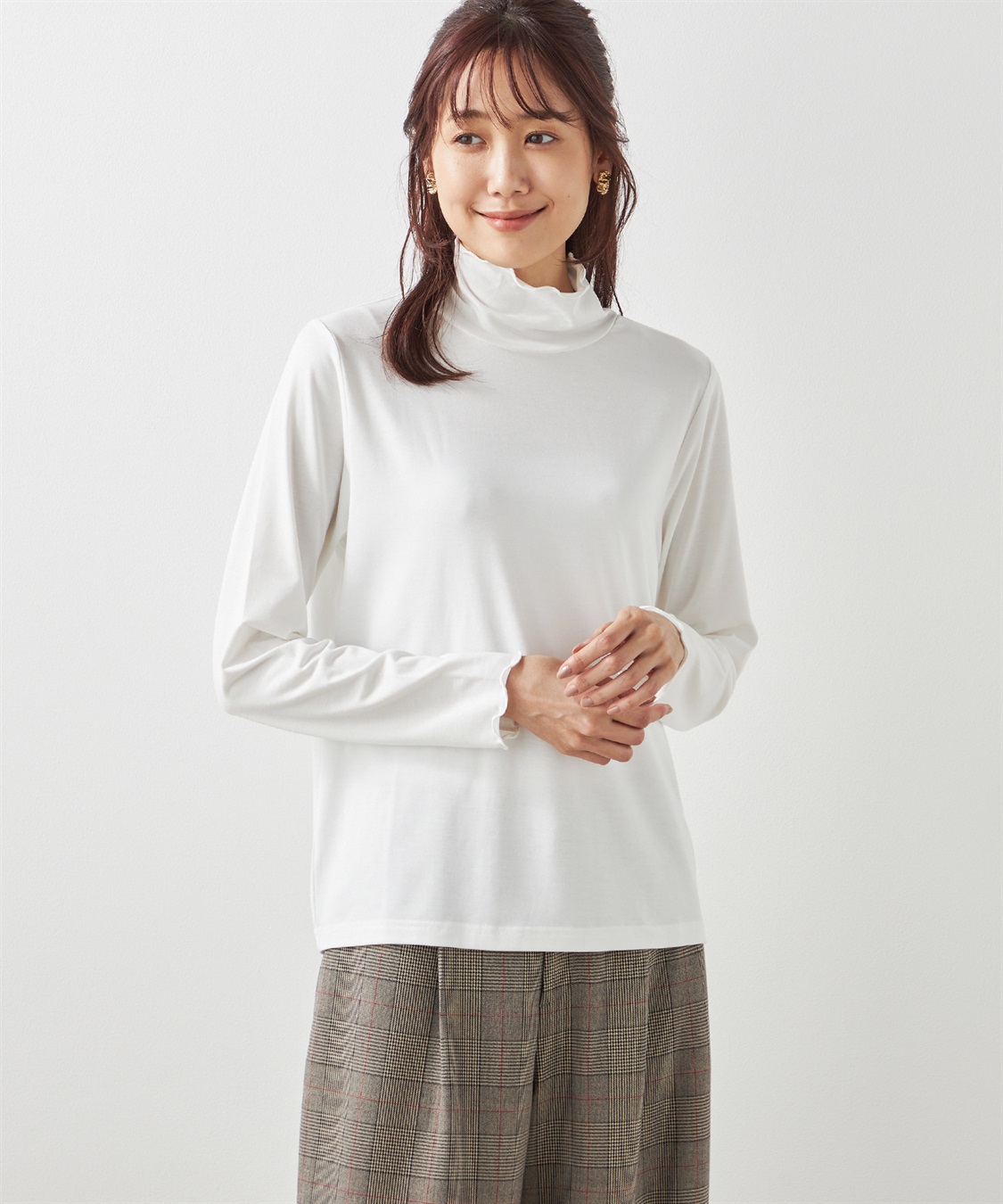 Petit Honfleur メロークシュネックプルオーバー_variation_1