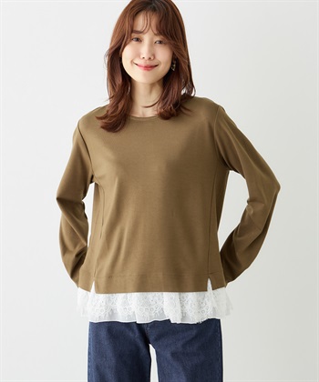 Petit Honfleur 裾レースプルオーバー_variationthumb_2