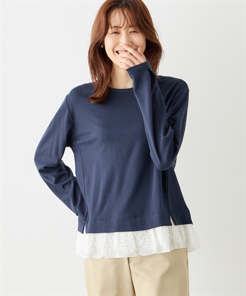 Petit Honfleur 裾レースプルオーバー_variationthumb_3