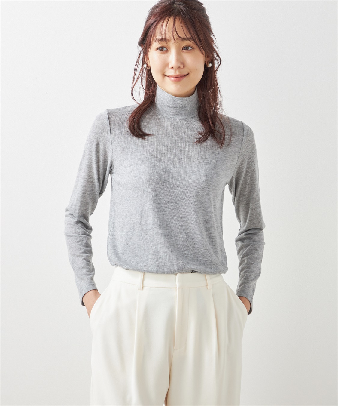 Petit Honfleur メロークシュネックプルオーバー_main