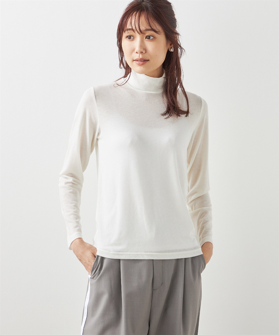 Petit Honfleur メロークシュネックプルオーバー_variation_1