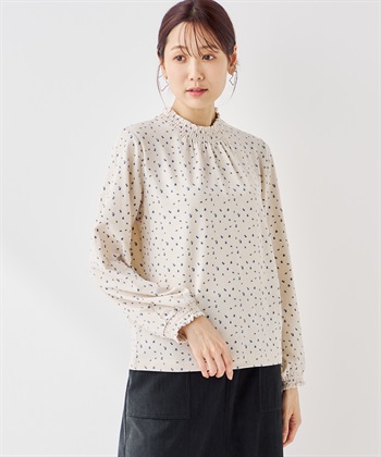 Petit Honfleur フリル衿ドットプルオーバー_variationthumb_1