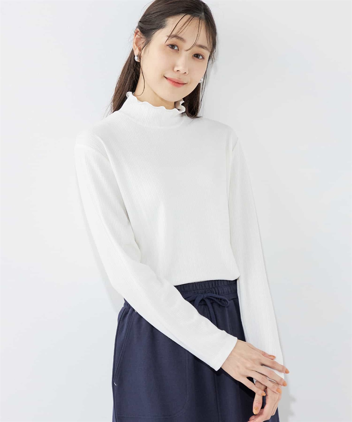 Petit Honfleur メロークシュネックプルオーバー_main