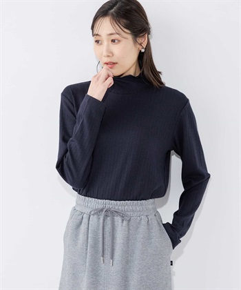 メロークシュネックプルオーバー(ネイビー-M)