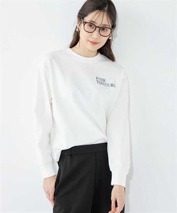 Petit Honfleur モックネックロゴプルオーバー_variationthumb_1