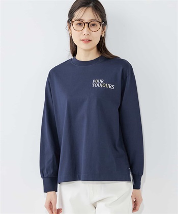 Petit Honfleur モックネックロゴプルオーバー_variationthumb_2