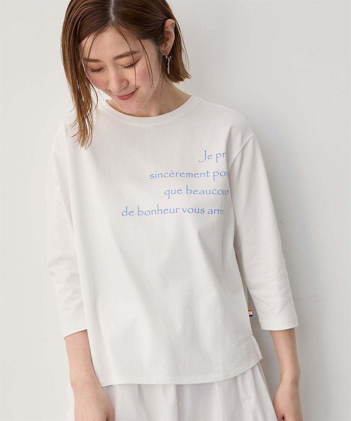 オーガニックコットンロゴTシャツ Petit Honfleur｜クロスプラス