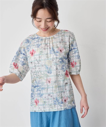 Petit Honfleur リバティプリントプルオーバー_variationthumb_3