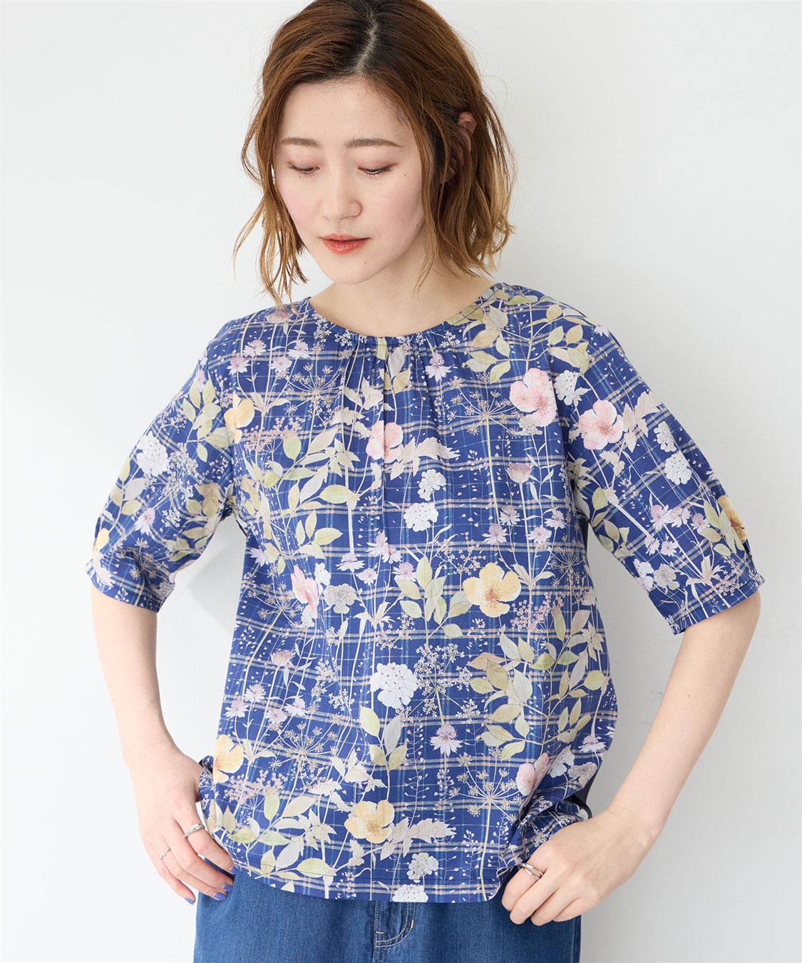 Petit Honfleur リバティプリントプルオーバー_variation_4