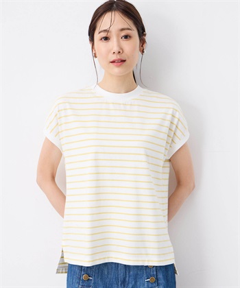 Petit Honfleur 【UVカット】【接触冷感】ボーダーTシャツ_variationthumb_2