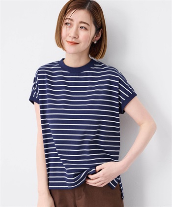 Petit Honfleur 【UVカット】【接触冷感】ボーダーTシャツ_variationthumb_3