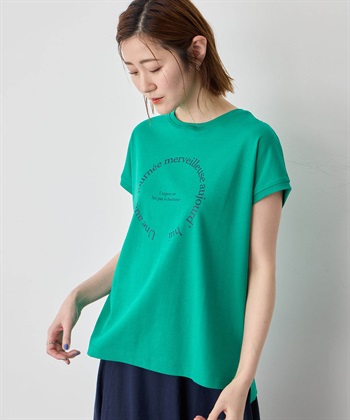 Petit Honfleur フレンチスリーブロゴTシャツ_variationthumb_3