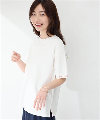 ポイントロゴTシャツ(ホワイト-M)