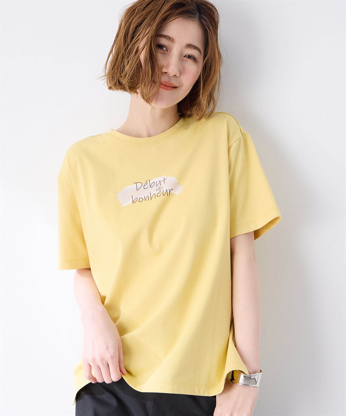 Petit Honfleur 【UVカット】【接触冷感】ロゴTシャツ_variation_3