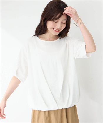 Petit Honfleur 【冷感】【UVカット】ドロストTシャツ_variationthumb_1