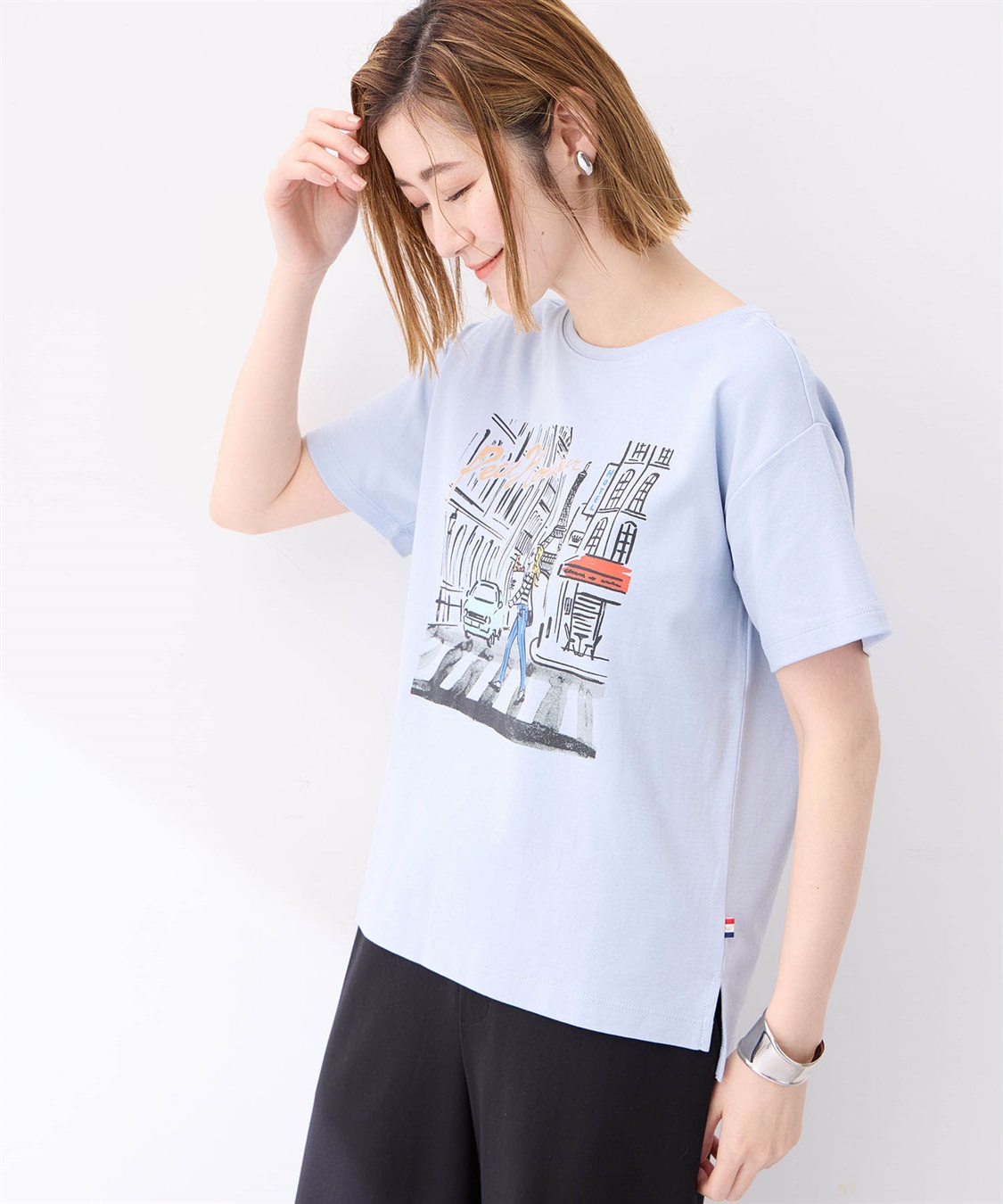 Petit Honfleur 【冷感】プリントTシャツ風景_variation_3