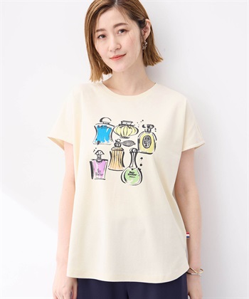 【冷感】プリントTシャツ香水ボトル