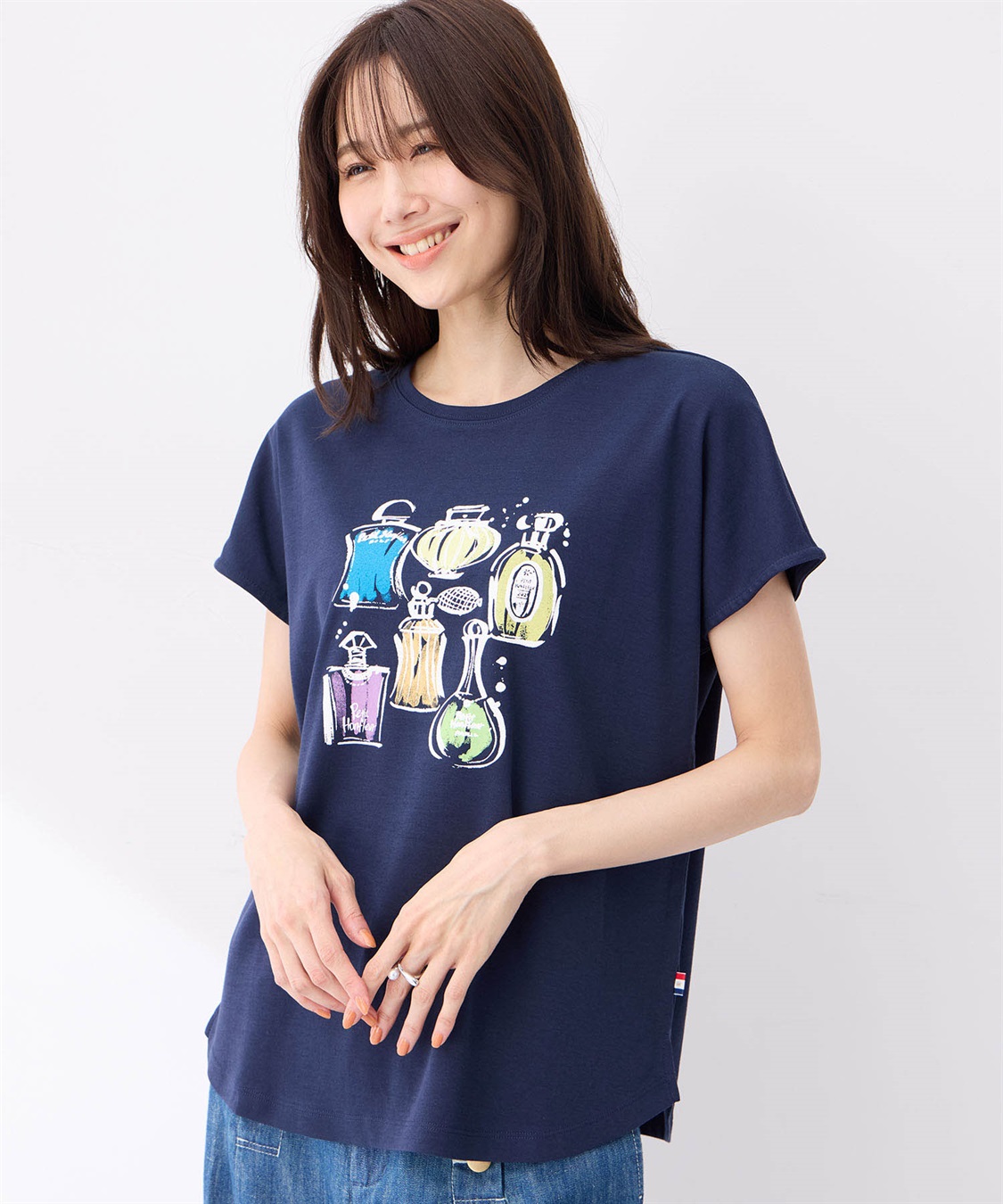 Petit Honfleur 【冷感】プリントTシャツ香水ボトル_variation_3