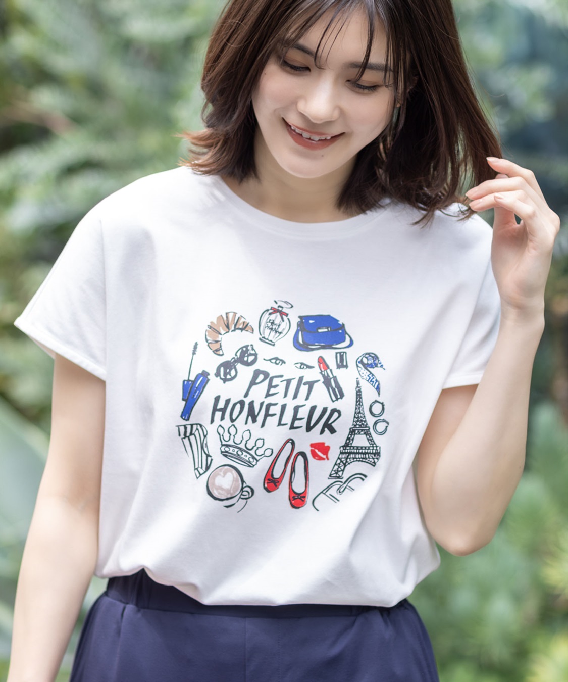 Petit Honfleur 【冷感】プリントTシャツパリ_main