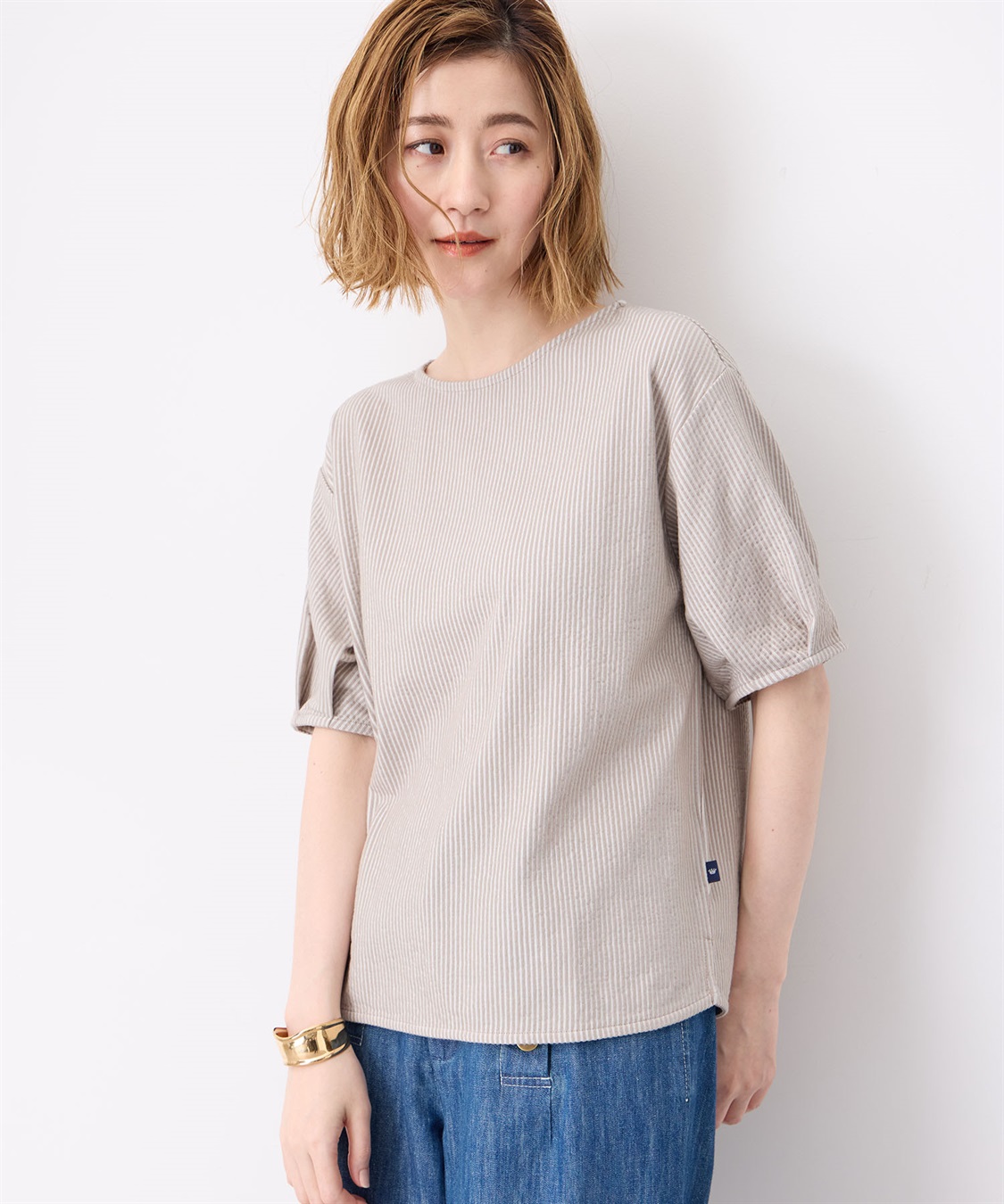 Petit Honfleur サッカーストライププルオーバー_variation_2