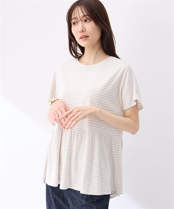 【冷感】ドッキングチュニック(ホワイト-M)