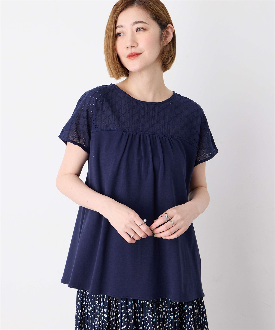 Petit Honfleur レースドッキングプルオーバー_variation_2