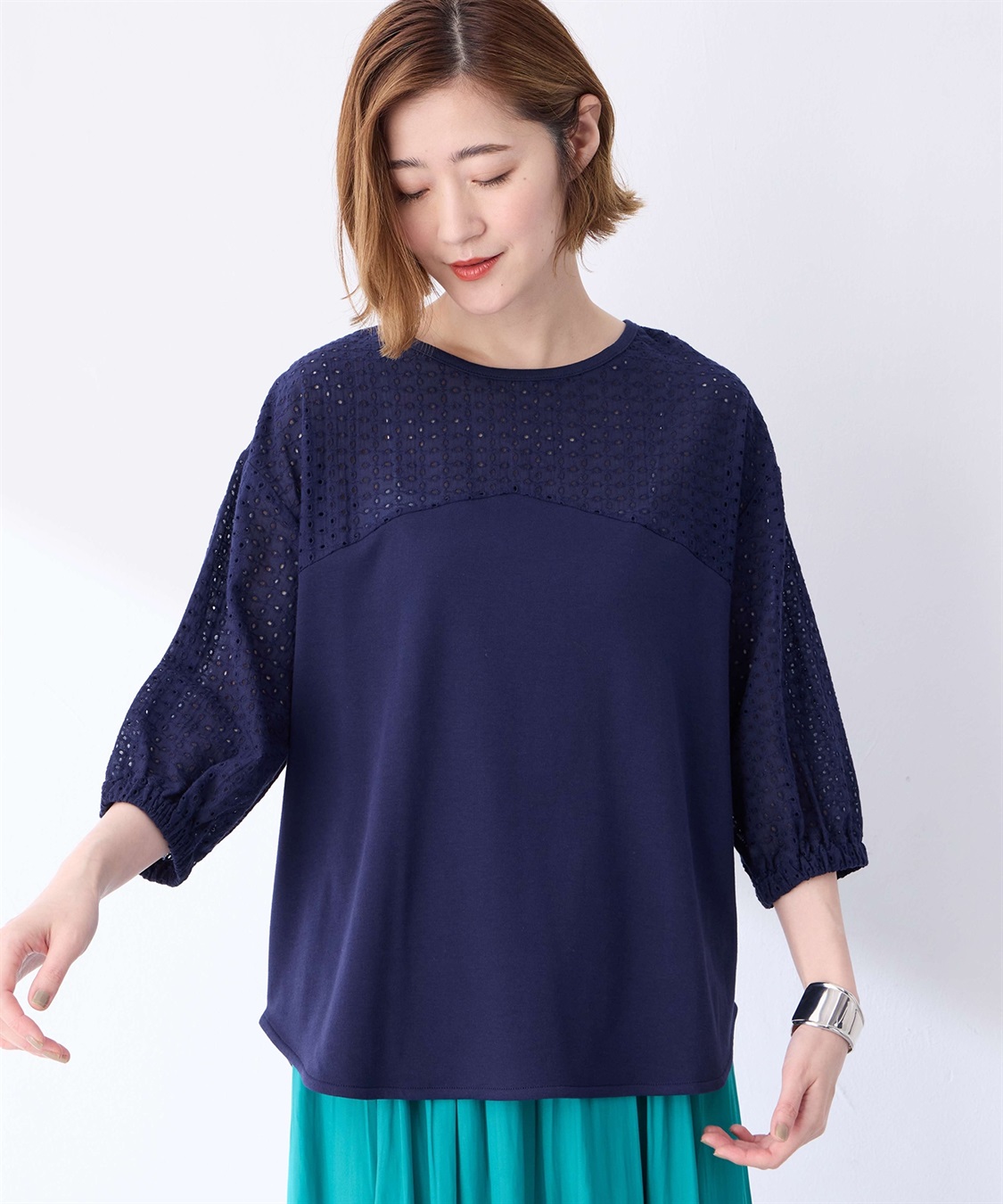 Petit Honfleur ヨークレースプルオーバー_variation_2