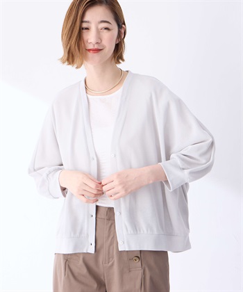 ドルマンカーディガン(グレー-M)