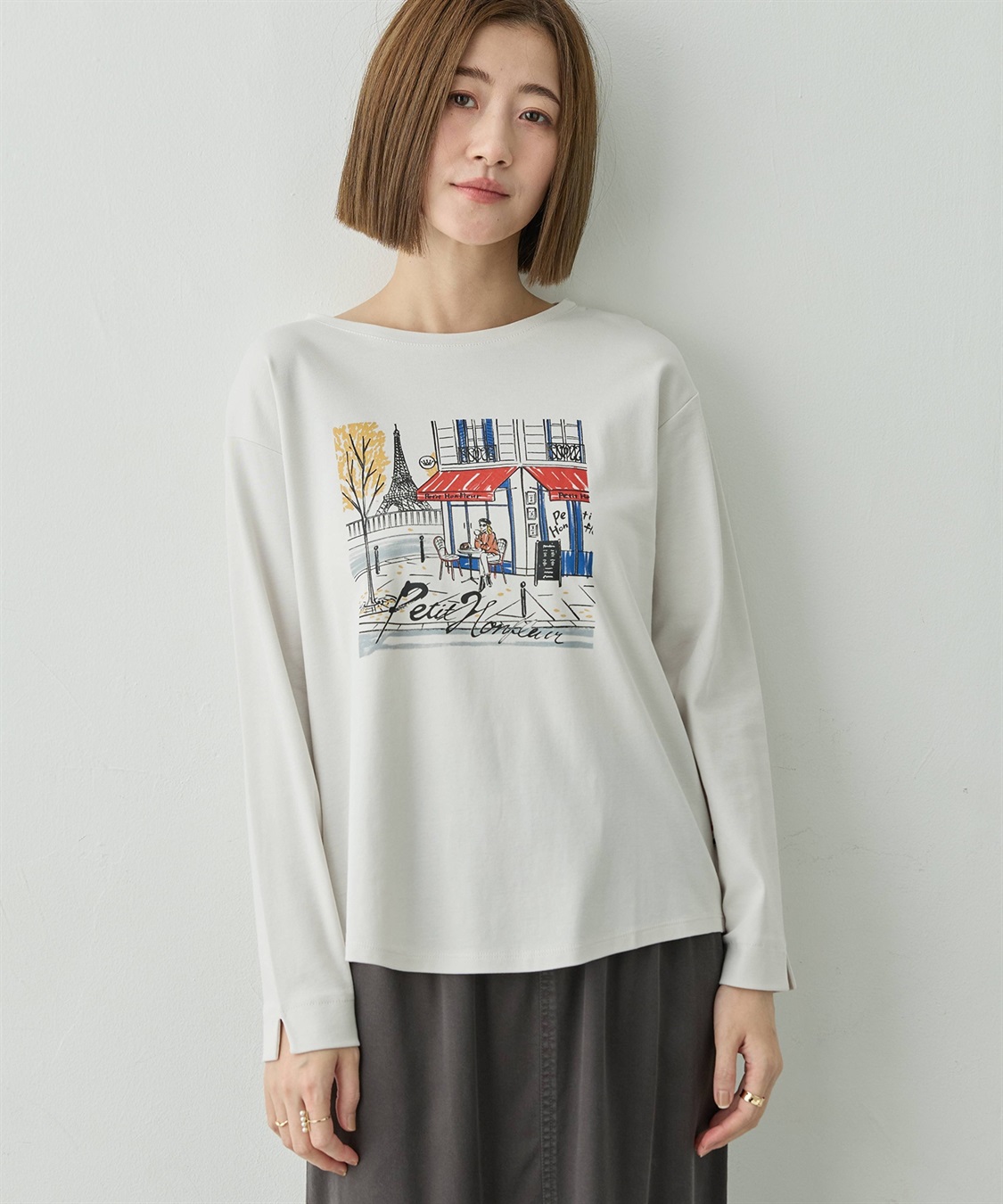 Petit Honfleur コラボプリントロンT_variation_1