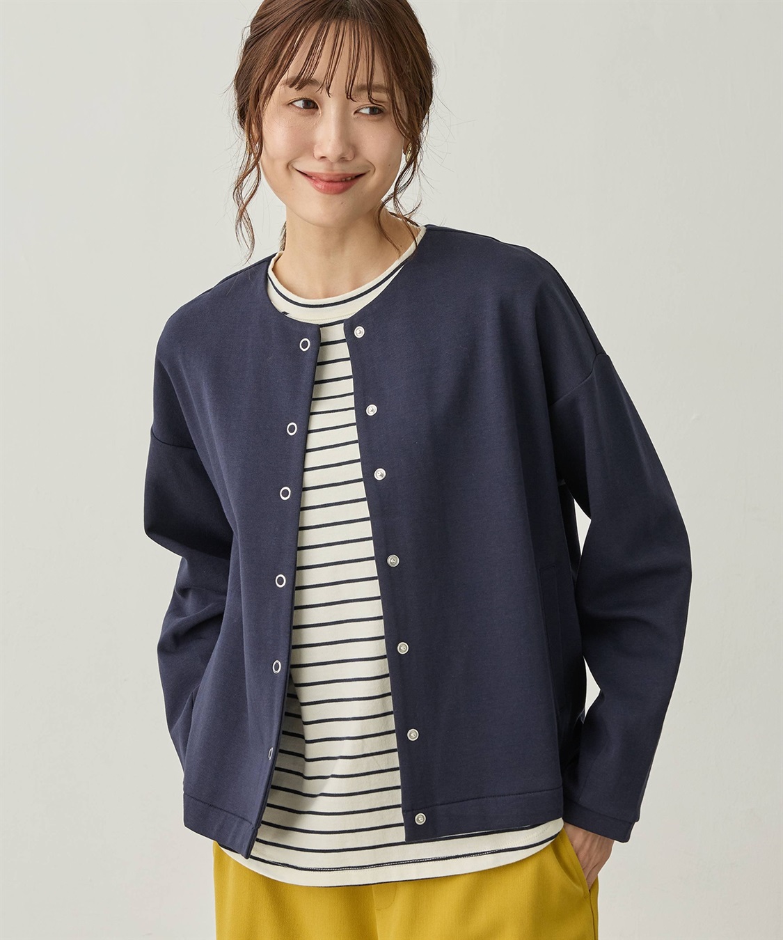 Petit Honfleur リングドットカーディガン_variation_3