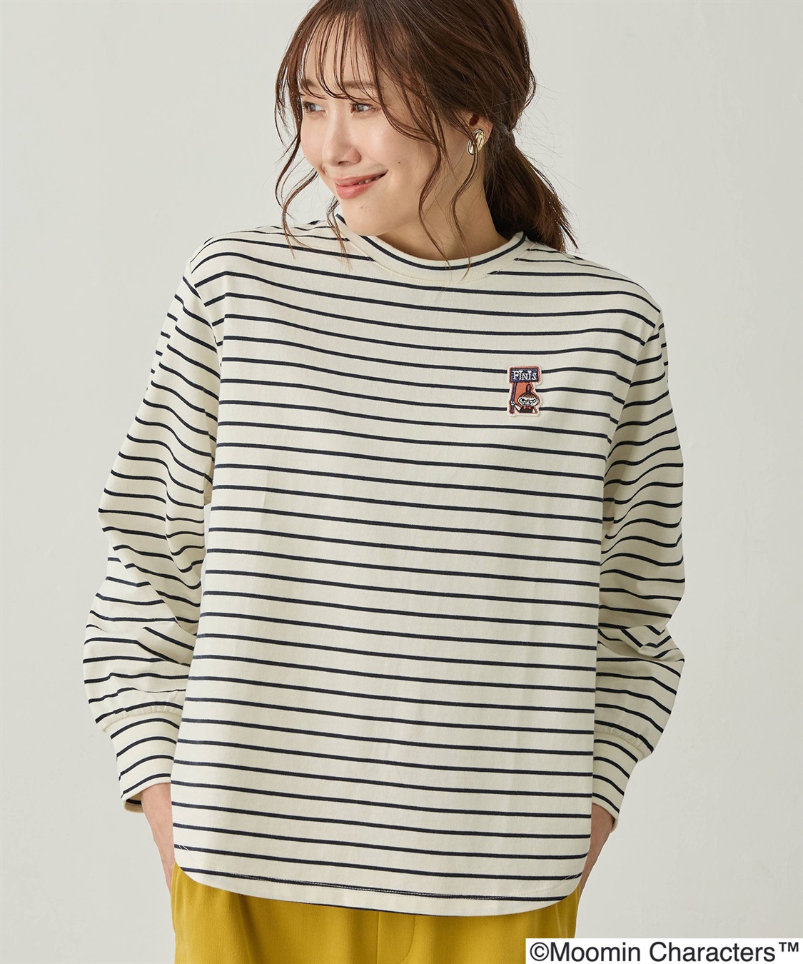 Petit Honfleur 【ムーミン】ミイワッペン刺しゅうロンT_variation_1