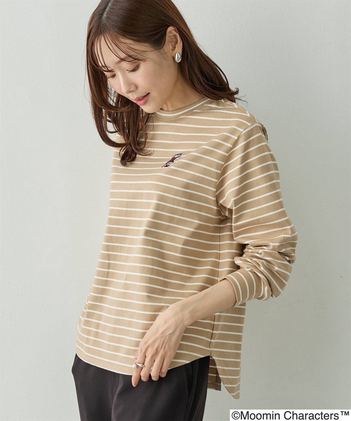 Petit Honfleur 【ムーミン】ミイワッペン刺しゅうロンT_variation_2