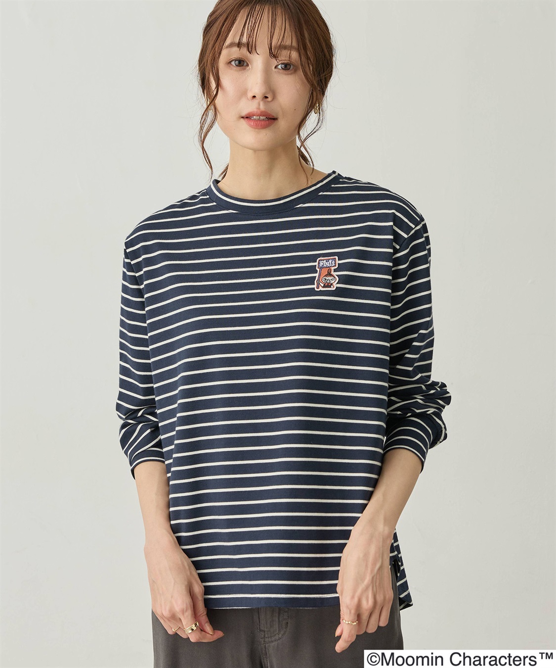 Petit Honfleur 【ムーミン】ミイワッペン刺しゅうロンT_variation_3